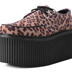 S9791 Leopard Fabric Classic Stratocreeper Women