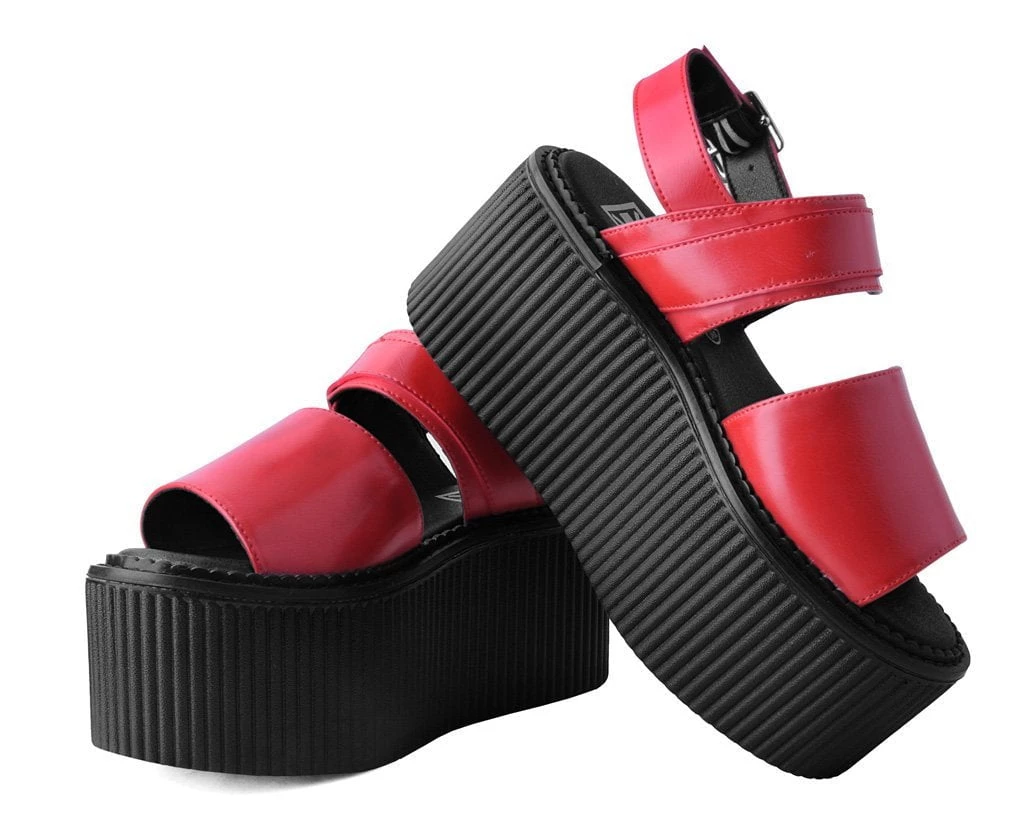 S9965L Women Red Brush-Off Strato Sandal