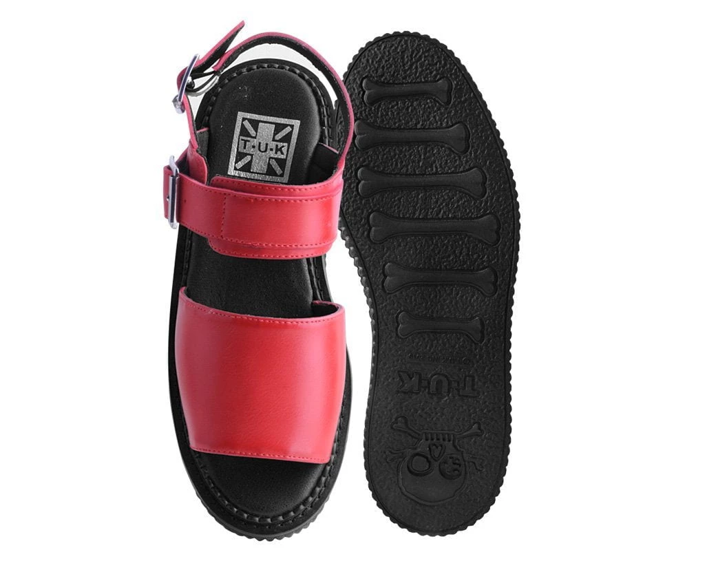 S9965L Women Red Brush-Off Strato Sandal