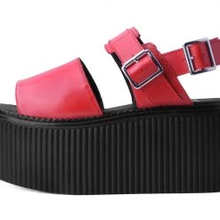 S9965L Women Red Brush-Off Strato Sandal