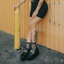 S9966L Black Brush-Off Strato Sandal Women