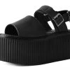 S9966L Black Brush-Off Strato Sandal Women