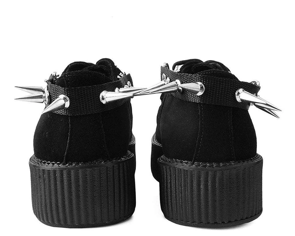 SA04 Vegan Spiked Black Bondage Shoe Straps