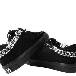 SA05 Vegan Metal Chain Bondage Shoe Straps