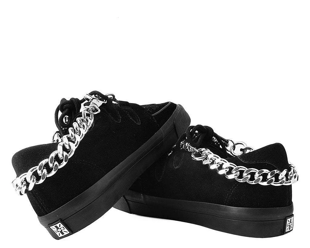 SA05 Vegan Metal Chain Bondage Shoe Straps