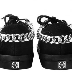 SA05 Vegan Metal Chain Bondage Shoe Straps