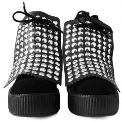 SA08 Disc Studded Boot Apron Vegan