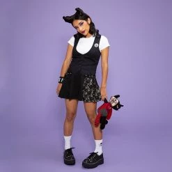 T2297 Black Anarchic Spiked Dino Gibson