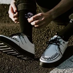 TSK1035 Black T.U.K. Skull Logo Men’s Sock