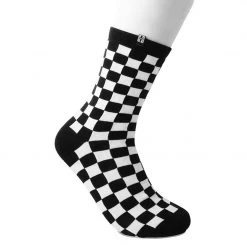 TSK1045 Black & White Checker T.U.K. Women’s Sock