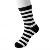 TSK1048 Black & White Stripe T.U.K. Men’s Sock