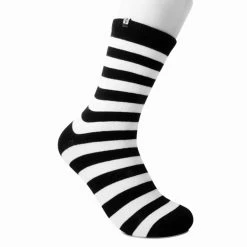 TSK1048 Black & White Stripe T.U.K. Men’s Sock