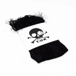 TSK1064 Black Lace Ribbon Tie Ankle Sock Women