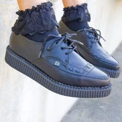 TSK1066 Women's Black Lolita Sock