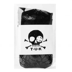 TSK1077 Black Spiderweb Lace Crew Sock