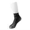 TSK1077 Black Spiderweb Lace Crew Sock