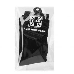 TSK1081 Vegan Black Spandex Crew Sock