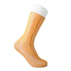 TSK1086 Vegan Mustard Lettuce Trim Lace Sock