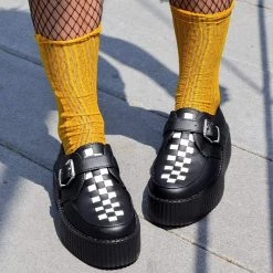 TSK1086 Vegan Mustard Lettuce Trim Lace Sock