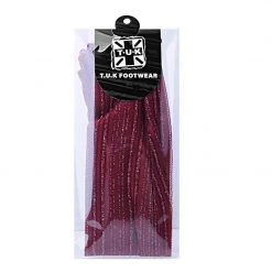 TSK1088 Red Lettuce Trim Lace Sock