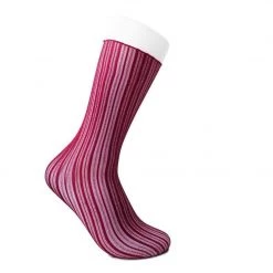 TSK1088 Red Lettuce Trim Lace Sock