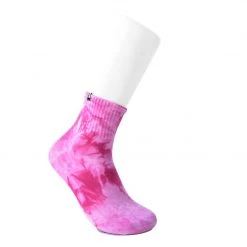 TSK1100 Tie-Dye Women's Red Ankle Sock