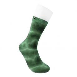 TSK1107 Vegan Tie-Dye Avocado Women's Crew Sock