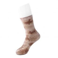 TSK1109 Tie-Dye Chocolate Women's Crew Sock