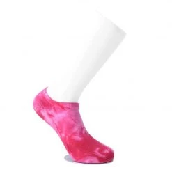 TSK1113 Tie-Dye Red No-Show Sock Vegan