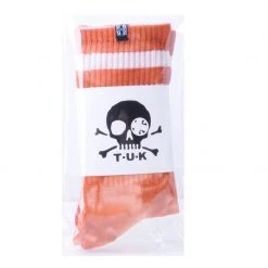 TSK1116 Tie-Dye Orange Tube Sock