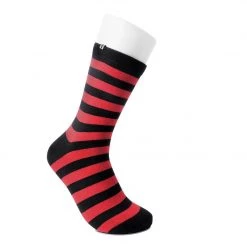 TSK1120 Red & Black Stripe T.U.K Women's Sock