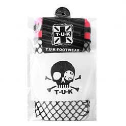 TSK1122 Multi-color Band Fishnet 5-Pk Sock Women