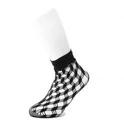 TSK1123 Black Assorted Fishnet 5-Pk Sock