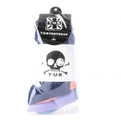 TSK1133 5-pk Ribbed Pastel Sock