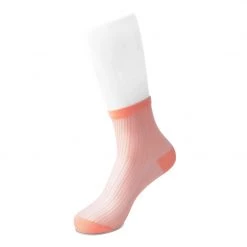 TSK1133 5-pk Ribbed Pastel Sock