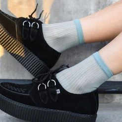 TSK1133 5-pk Ribbed Pastel Sock