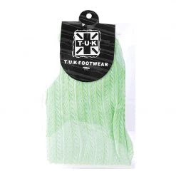 TSK1134 Women Lime Mesh Sock
