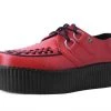 V3010 Women Red Brush-Off Mondo Creeper