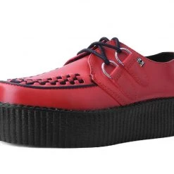V3010 Women Red Brush-Off Mondo Creeper
