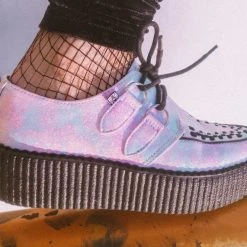 V3013 Pink Cloud D-Ring Mondo Creeper