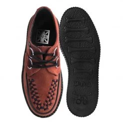 V3022 Women Brown Suede Mondo Creeper