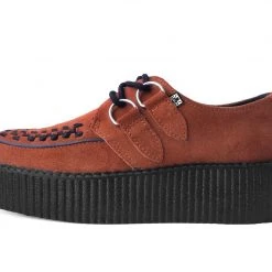 V3022 Women Brown Suede Mondo Creeper