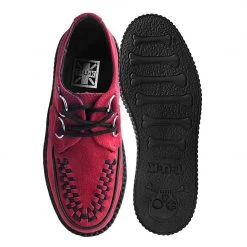 V3072 Red Suede Mondo Creeper Women