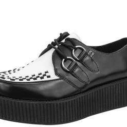 V6804 Women Classic Two-Tone Creepers