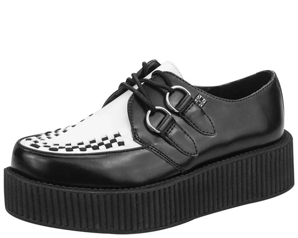 V6804 Women Classic Two-Tone Creepers