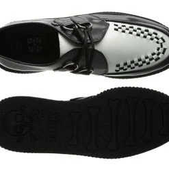 V6804 Women Classic Two-Tone Creepers