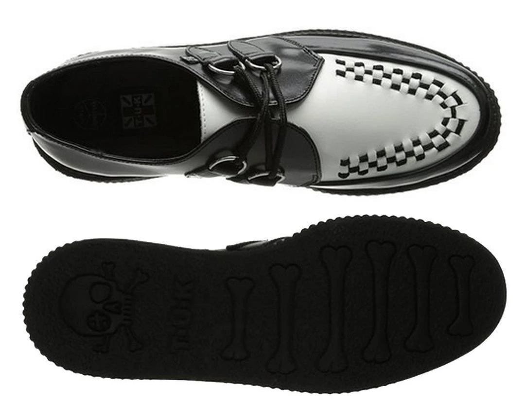 V6804 Women Classic Two-Tone Creepers
