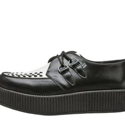 V6804 Women Classic Two-Tone Creepers