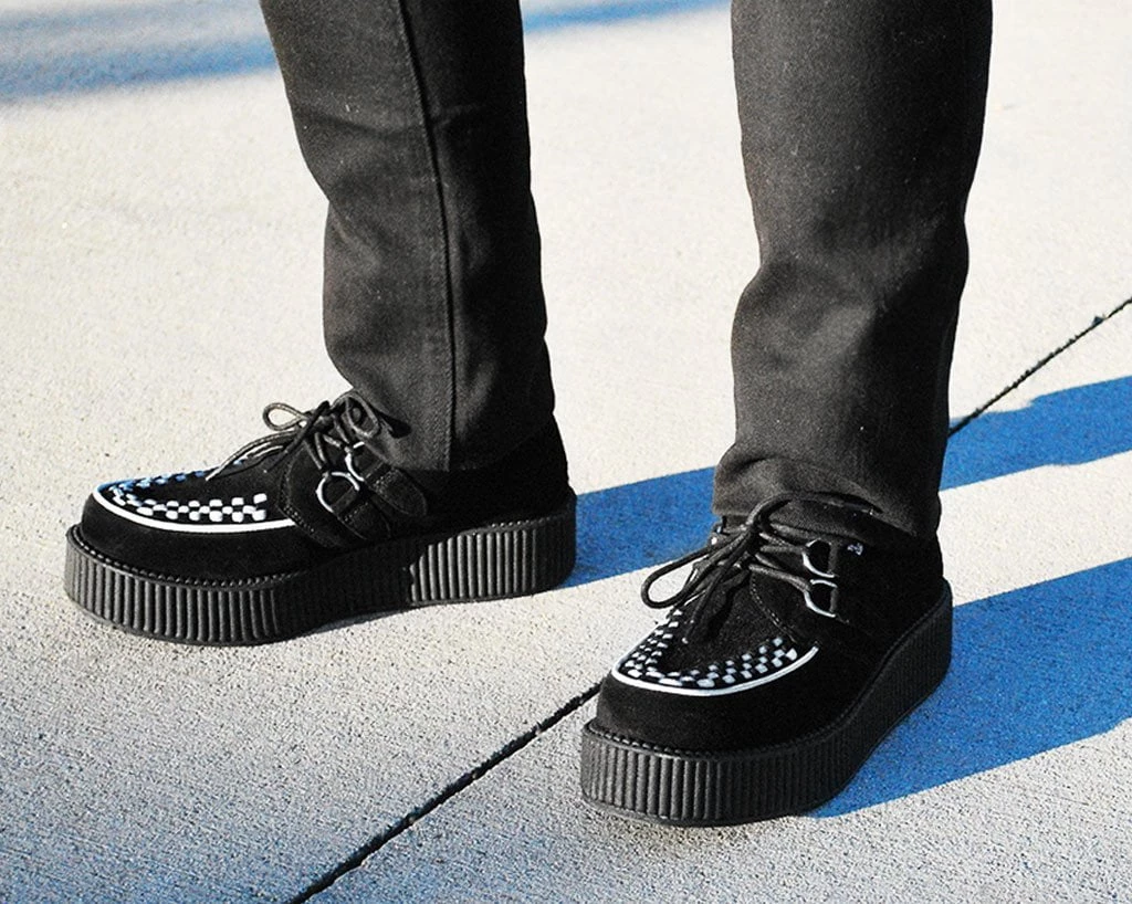 V8366 Two Tone Suede Creepers