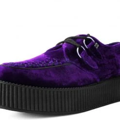 V9490 Women Violet Velvet Viva Mondo Creeper